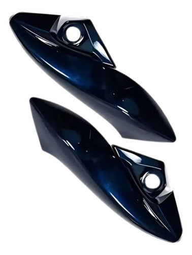 Bananinha Par de Carenagens Laterais do Farol Paramotos Honda Cb 300r 2009 a 2015 Azul