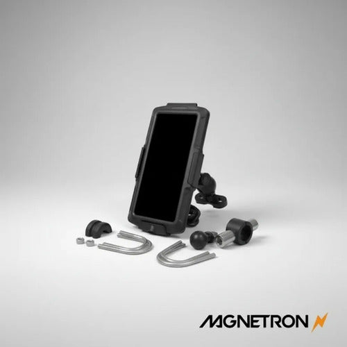 Suporte de Celular para Guidão com Carregador por Indução Magnetron à Prova d'Água 4 a 7 Polegadas