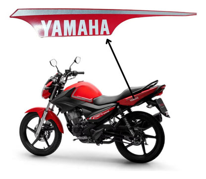 Adesivo da Rabeta Traseira Esquerda Yamaha Factor 150 2019 a 2024 Vermelho
