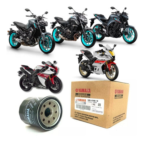 Filtro de Óleo Blindado Yamaha Fazer 600 Mt-03 Yzf-R3 Mt-07 Mt-09 Xj6 Yzf-R1 Xt 660r