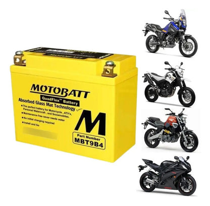 Bateria Motobatt MBT9B4 AGM 12V 9Ah Yamaha Xmax 250 Ténéré Mt-03 660 Xt 660r Xt 660x Yzf-R6