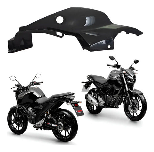 Rabeta Lateral Esquerda Yamaha Fazer Fz15 150 2023 a 2024 Preto