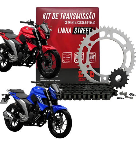 Kit Relação DID Premium com Retentor Yamaha Fazer Fz25 250 2018 em diante 428HXV 136L 46/15T