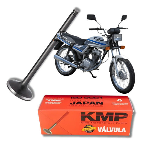 Válvula de Escape KMP Honda Cg 125 Titan Today 1992 a 2001 Xlr 125 1997 a 2002