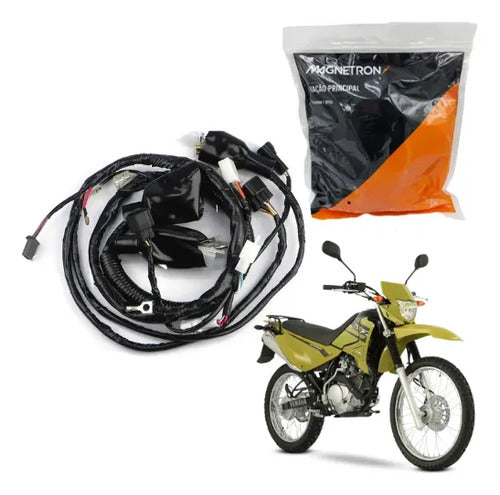 Fiação Chicote Elétrico Principal Magnetron Yamaha Xtz 125 2006 a 2008 Partida a Pedal