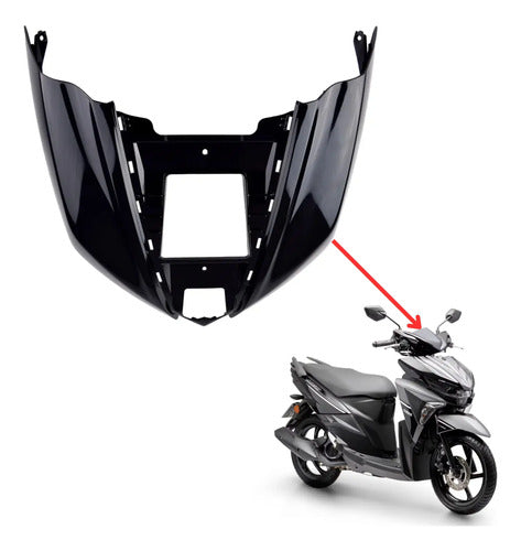 Tampa Frontal Yamaha Neo 125 2017 a 2025 Preto