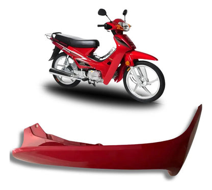 Carenagem Aba Lateral Externa Esquerda Iron Shineray Phoenix 50 2011 a 2019 Vermelho