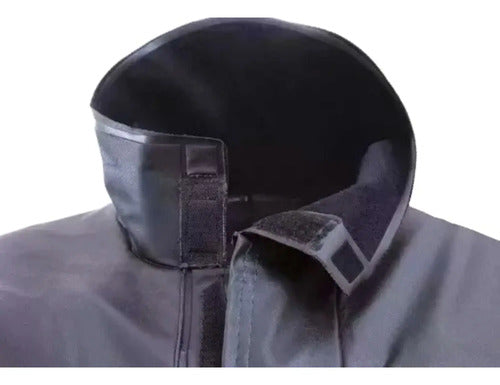 Capa de Chuva Conjunto Alba Europa PVC Masculina Preto