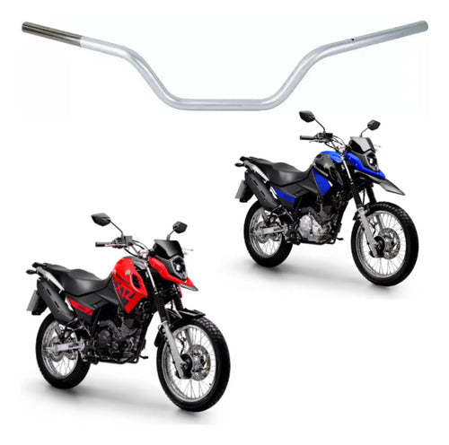 Guidão Yamaha Crosser 150 2023 a 2025 Prata