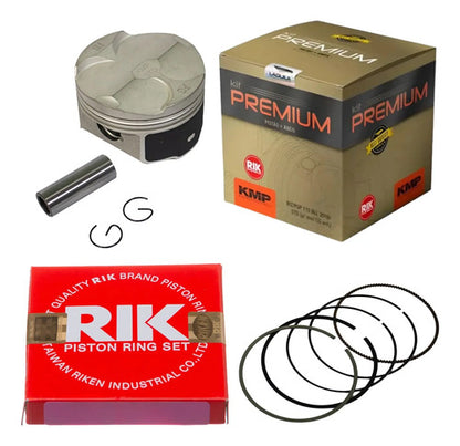 Kit Pistão com Anéis KMP Premium Honda Cb 600f Hornet 2008 a 2014 0,25 mm