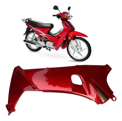 Carenagem Aba Lateral Interna Direita Iron Shineray Phoenix 50 2011 a 2019 Vermelho