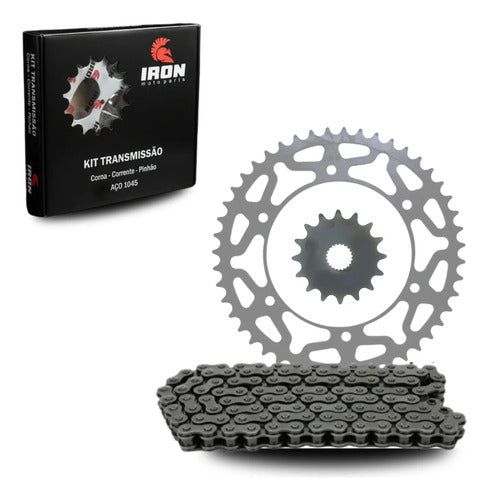 Kit Relação Iron Premium com Retentor BMW F 650 Gs 2011 a 2013 112L 47/16T