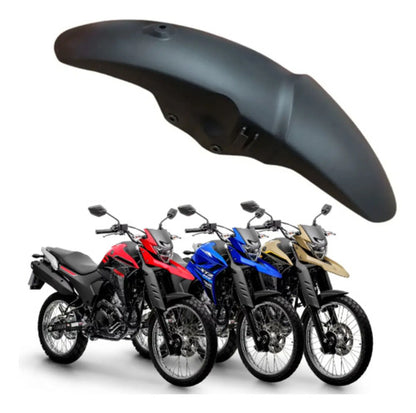 Paralama Dianteiro Inferior Paramotos Yamaha Lander 250 2020 a 2025 Preto Brilhante