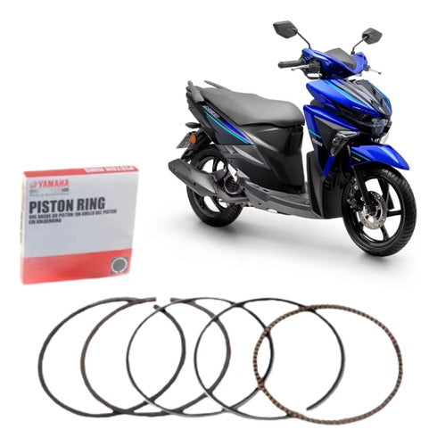 Jogo de Anéis do Pistão Yamaha Neo Fluo 125 STD