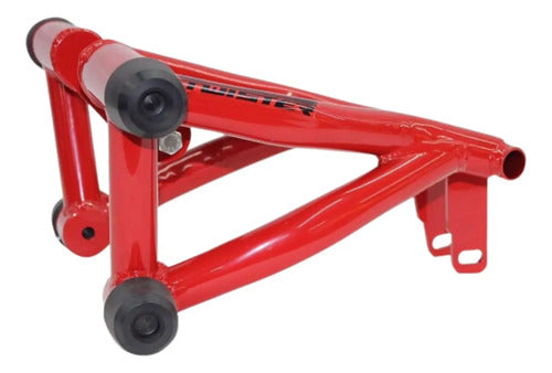 Protetor de Motor Stunt Race Cage Honda Cb 250f Twister 2016 em diante Vermelho
