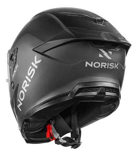 Capacete Norisk Rock Solid com Óculos Solar Interno e 2 Viseiras Preto Fosco