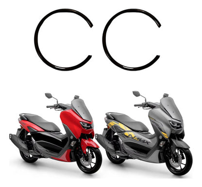 Anel Trava do Pino do Pistão Yamaha Nmax 160 2017 a 2025 Aerox 160
