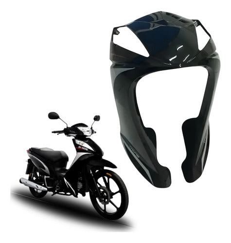 Carenagem Frontal Iron Shineray Jet 50 2013 a 2020 Preto Brilhante