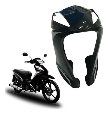 Carenagem Frontal Iron Shineray Jet 50 2013 a 2020 Preto Brilhante