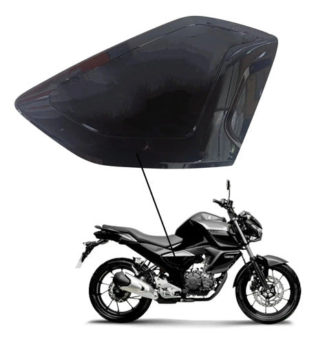 Tampa Lateral Direita Yamaha Fazer Fz15 150 2023 a 2025 Preto