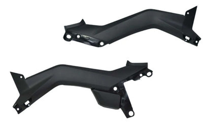 Par de Tampas Inferiores do Tanque Paramotos Honda Bros 160 2025 em diante Preto