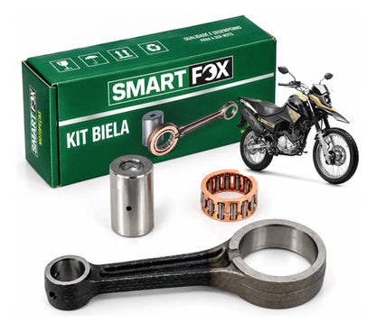 Kit Biela com Pino e Rolamento Smartfox Yamaha Factor 125 Fazer Crosser Factor 150