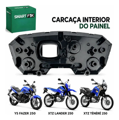 Carcaça Interna do Painel Smartfox Yamaha Fazer Lander Ténéré 250 Preto