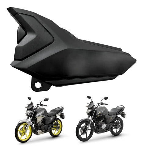 Tampa Lateral Esquerda Yamaha Factor Dx 150 2025 em diante Preto