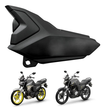 Tampa Lateral Esquerda Yamaha Factor Dx 150 2025 em diante Preto