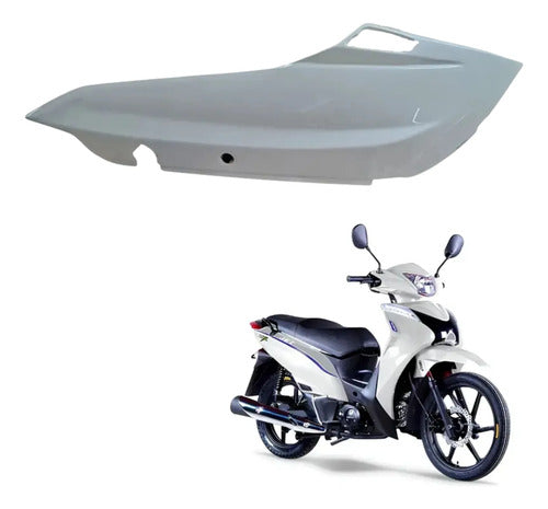 Rabeta Lateral Direita Iron Shineray Jet 50 2023 a 2026 Branco