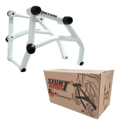 Protetor de Motor Stunt Race Cage Yamaha Tracer 900 2017 em diante Mt-09 2014 em diante Branco