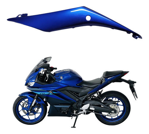 Tampa Lateral Esquerda Yamaha Yzf-R3 2016 a 2025 Azul