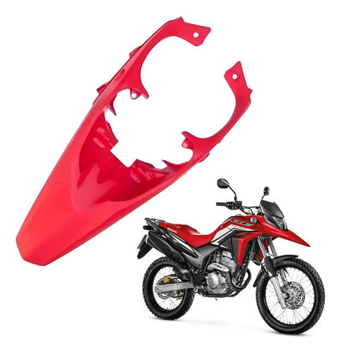 Paralama Dianteiro Superior Paramotos Honda Xre 300 2010 a 2018 Vermelho