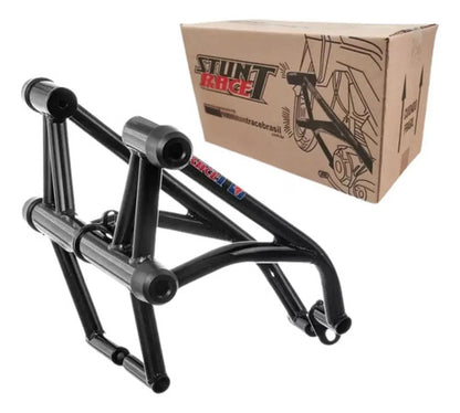 Protetor de Motor Stunt Race Street Cage Honda Tornado Sahara 300 2024 em diante Preto Brilhante