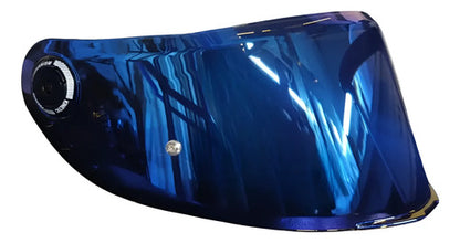Viseira MT Helmets V-14B Targo S e Axxis Hummer Iridium Azul