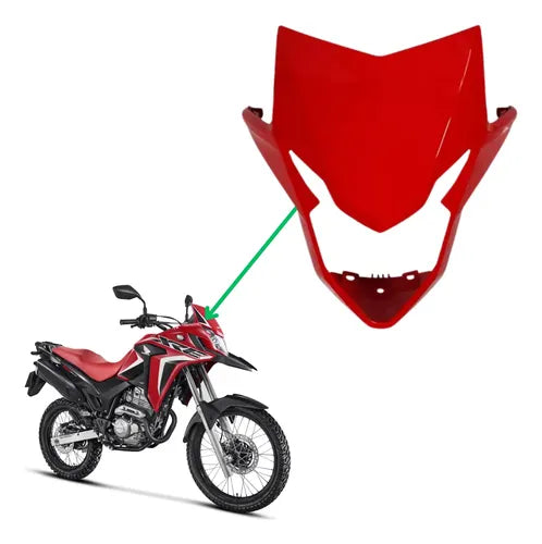 Suporte do Farol Paramotos Honda Xre 300 2019 em diante Vermelho