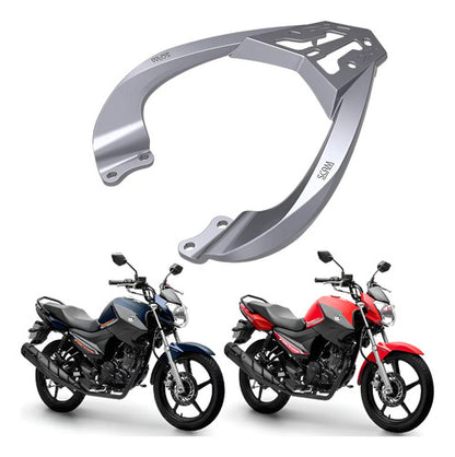 Suporte de Baú Bagageiro Scam Liga Leve Yamaha Factor 125 150 2016 a 2025 Prata