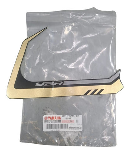 Adesivo do Tanque Esquerdo Yamaha Factor 150 2024 Preto