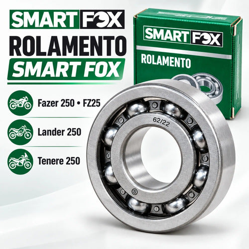 Rolamento do Câmbio Smartfox Yamaha Fazer Lander Ténéré 250 62/22