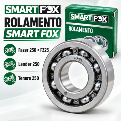 Rolamento do Câmbio Smartfox Yamaha Fazer Lander Ténéré 250 62/22