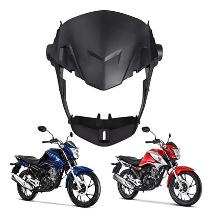 Carenagem do Farol Frontal Paramotos Honda Cg 160 Titan 2022 a 2025 Preto