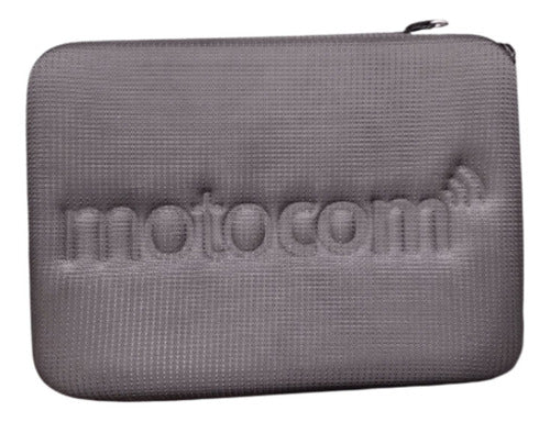 Par de Intercomunicadores de Capacete Motocom Prime Universal Bluetooth com Rádio FM