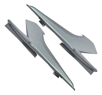 Kit Rabeta Lateral Completa Paramotos Honda Cg 160 Titan 2016 a 2024 Prata Iron Nail