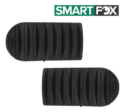 Par de Borrachas da Pedaleira Dianteira Smartfox Honda Bros 125 150 Xre 300 Nx 400 Falcon
