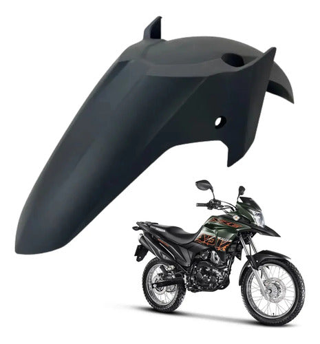 Paralama Dianteiro Inferior Paramotos Honda Xre 190 2016 a 2024 Preto