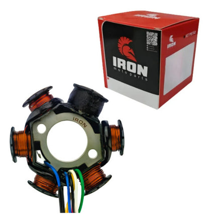 Magneto Estator com Bobina de Pulso Iron Sundown Web 100 2005 a 2006 6 Bobinas