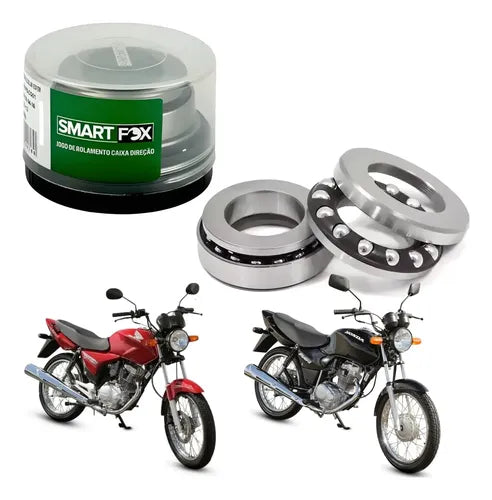 Caixa de Direção com Colar de Esferas Smartfox Honda Cg 125 150 160 Titan Fan Start