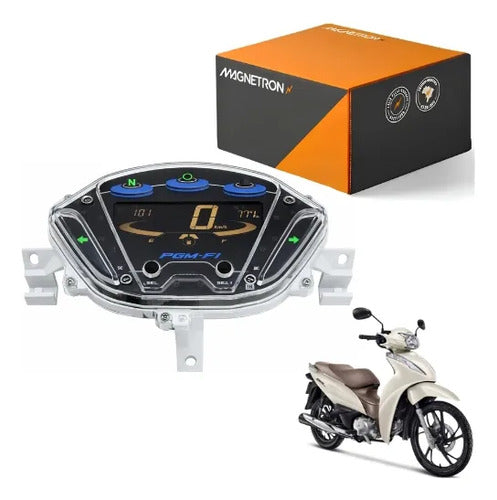 Medidor Painel Velocímetro Magnetron Honda Biz 125 2018 a 2022