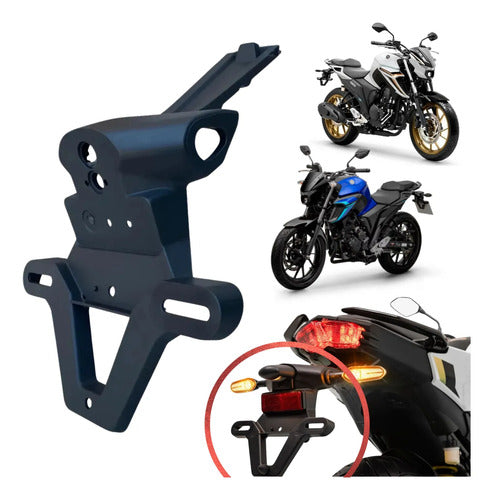 Rabeta Suporte de Placa Paramotos Yamaha Fazer Fz25 250 2018 em diante
