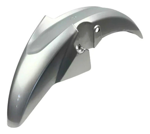 Paralama Dianteiro sem Suporte Paramotos Honda Cg 160 Titan Fan 2022 a 2024 Prata